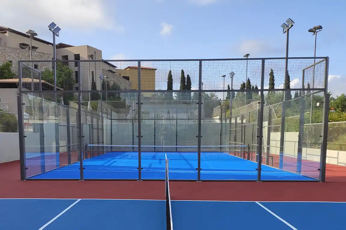 Club padel court in Costa Navarino